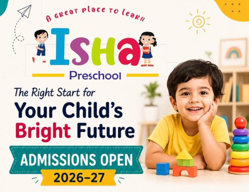 Happy children at Isha Preschool